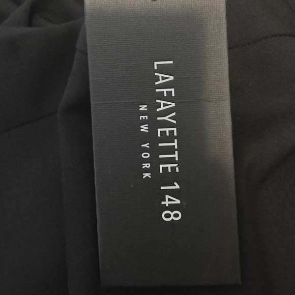 Lafayette 148 New York Business Work Wear Black Women's Dress Pants 8 NWT - Picture 3 of 5